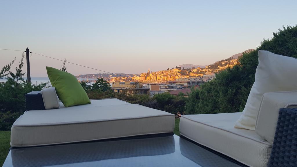 Cap au Sud,Vue panoramique mer,piscine Menton Eksteriør bilde
