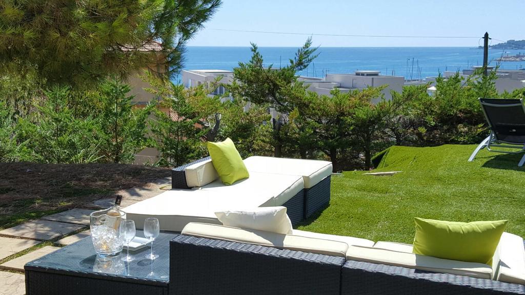 Cap au Sud,Vue panoramique mer,piscine Menton Eksteriør bilde
